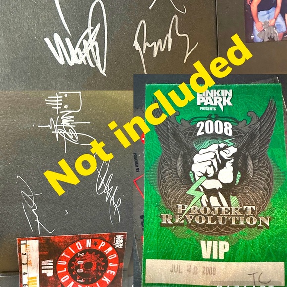 LINKIN PARK®️ PROJEKT REVOLUTION™️ Autographed Memorabilia Ultimate Collection☄️ - Picture 16 of 16
